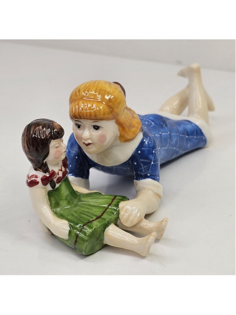 Villeroy & Boch Ceramic Mother & Daughter Vintage Christmas Ornament